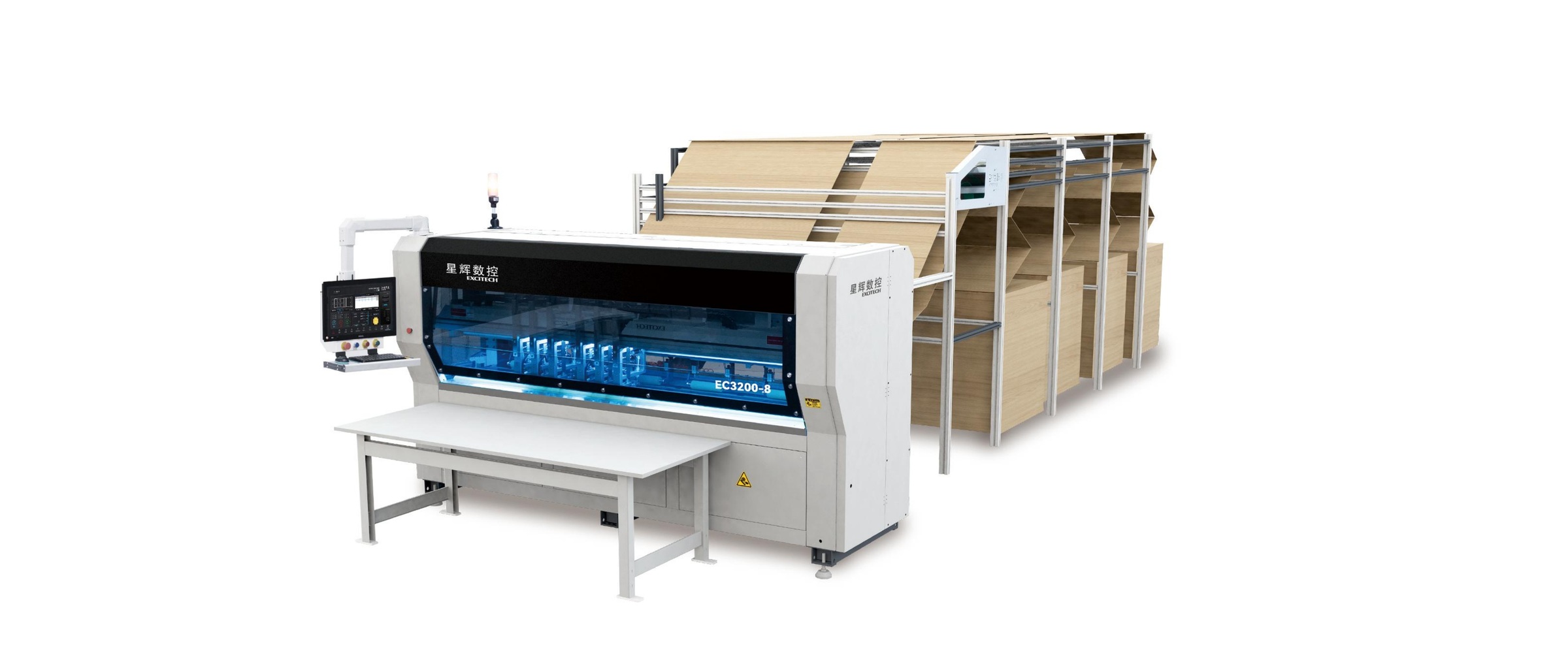 EC3200-8 Rear-Feed Smart Carton Machine woodworking machine