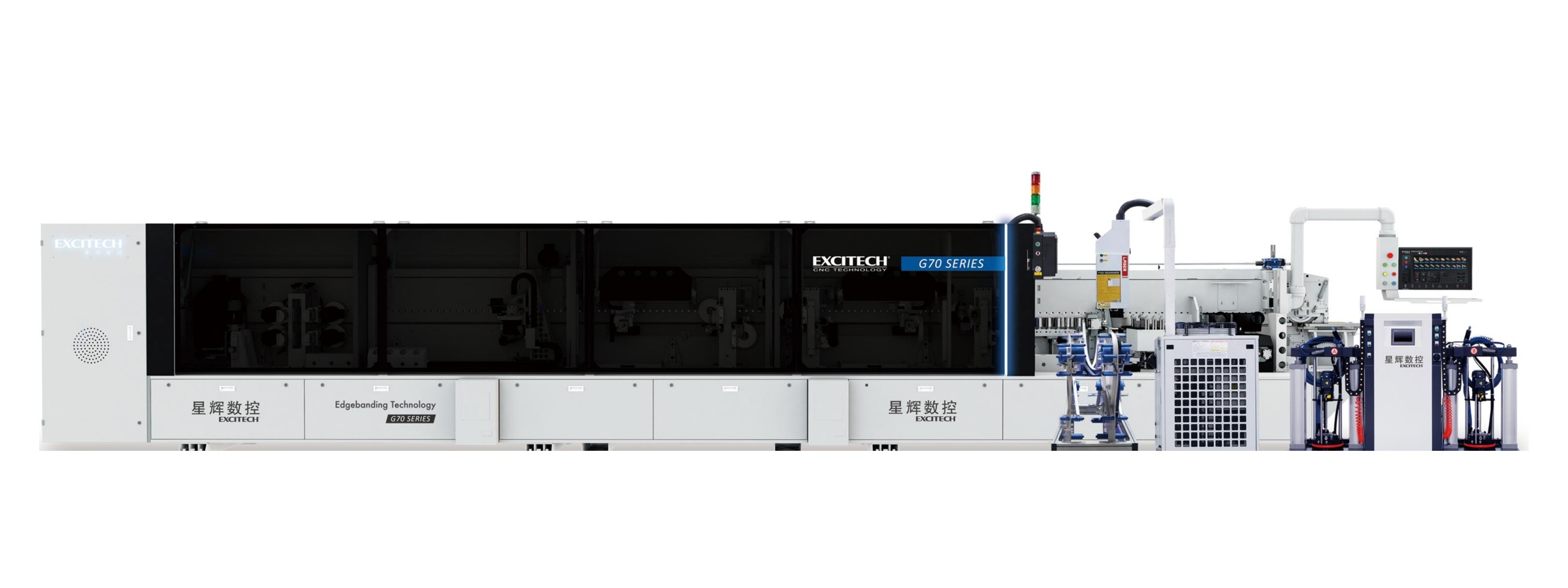 Excitech G70 full-servo heavy-duty laser edge banding machine