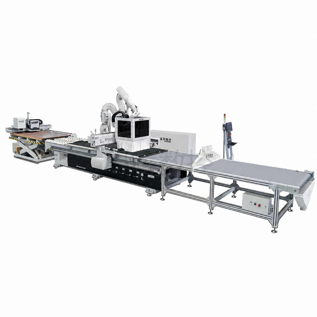 E4 Nesting with Automatic Pre-Labelling woodworking machine